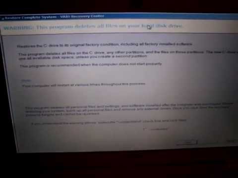 Sony Vaio Vista Os Reinstall