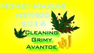 Runescape P2P Money Making Guide - Cleaning Grimy Herbs (Avantoe) ~ 500k/Hour