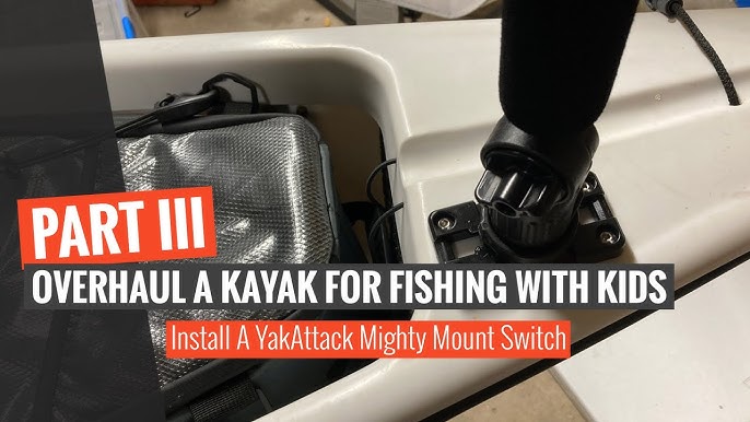 DIY: Overhaul A Kayak for Getting Kids on the Water Fishing, Part 2:  Replace and Upgrade Flush Mount Rod Holders for Trolling - Reckon I'll