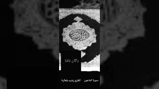 سورة الماعون القارئ رشيد بلعالية
