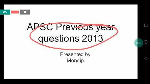 APSC Previous year question paper 2013 part 1