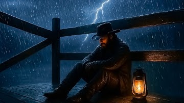 Taking Shelter on the Abandoned Watch Tower During Heavy Thunderstorm | RDR2 ASMR rain sounds