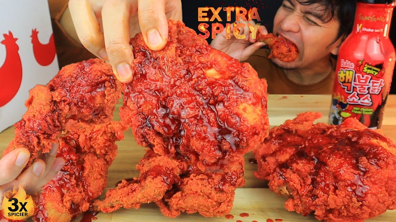 MENYES4L MAKAN AYAM GORENG McD 3X SPICY! 🔥 SOS SAMYANG 2X SPICY! (Mukbang Malaysia)