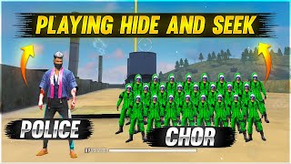 Playing Hide & Seek Finding These Green Criminal On Factory Roof - Garena Free Fire #factoryfreefire