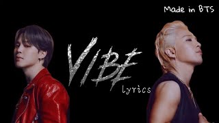 💜TAEYANG- ‘VIBE (feat. Jimin of BTS) Hangul lyrics | Made in BTS