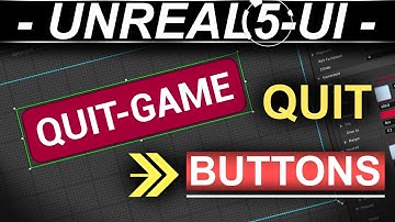Unreal-5: UI-Menu QUIT-Button Blueprints (30 SECONDS!!)