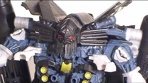 Video review of Transformers Revenge of the Fallen movie toy; Leader Class Jetfire