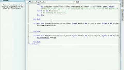 Visual Basic 2008 guide: How to make a advance text editor