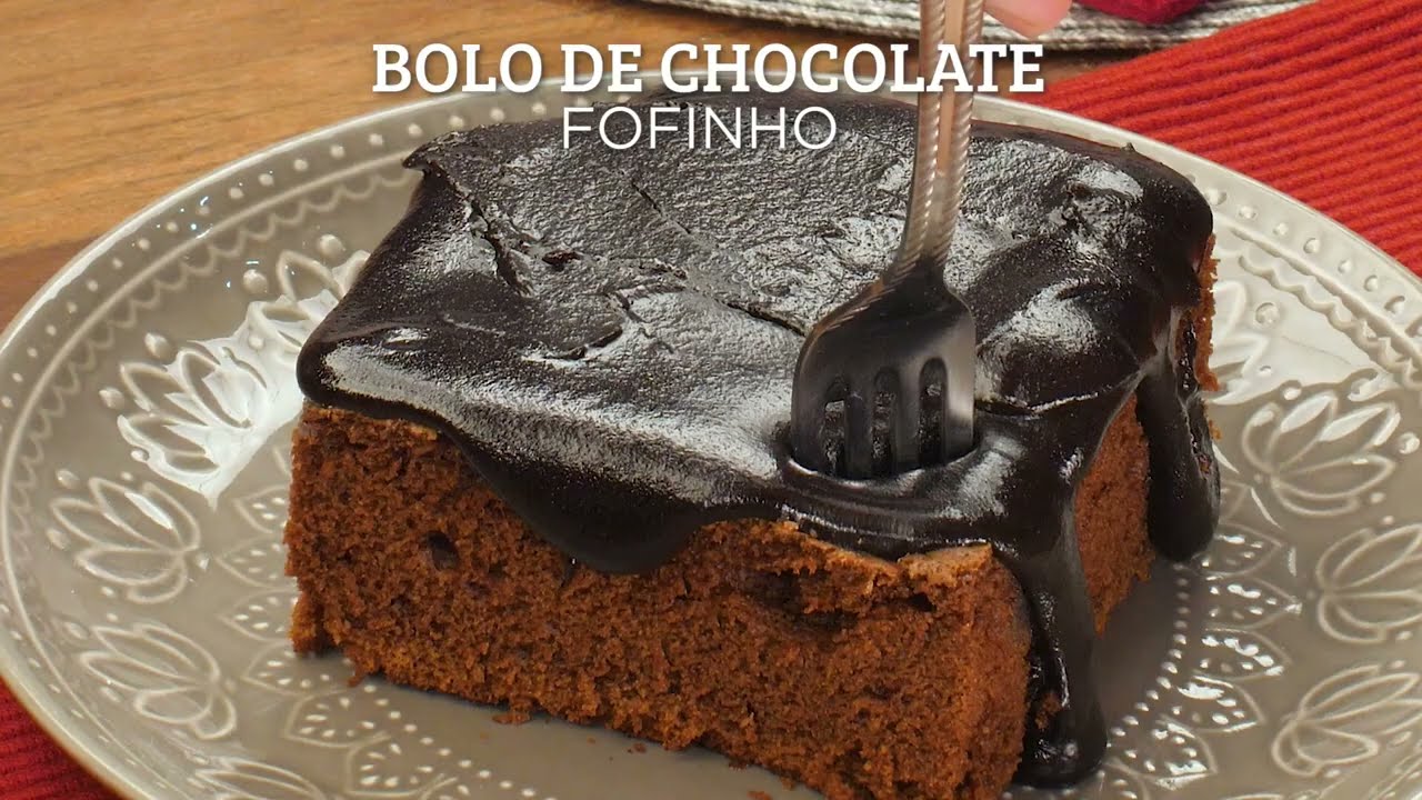 O BOLO DE CHOCOLATE DE LIQUIDIFICADOR MAIS FOFINHO QUE VOCÊ VAI FAZER