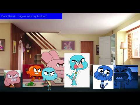 Dark Gumball & Dark Darwin gets grounded. [First video]