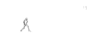 Rough Animator | Walk up(1st pencil test)