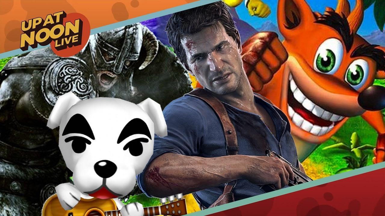 The Uncharted Movie, Animal Crossing & Crash Bandicoot's Voice - Up At Noon Live!