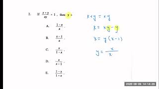 HKCEE 1995 Paper 2 Q2 Change of subject