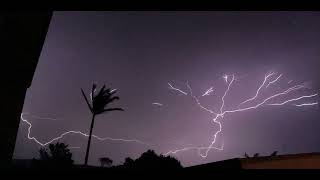 Lightning over northern Illawarra