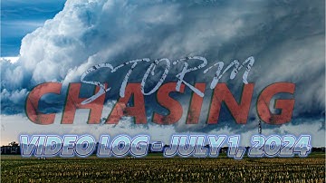 Storm Chasing: Supercell July 1, 2024 (Part 2) #supercell #stormchasing