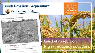 IGCSE Environmental Management 0680 | Agriculture Revision | Most Asked Questions