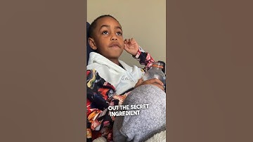 Little boy figures out the secret formula to the Krabby Patty in Spongebob 😱