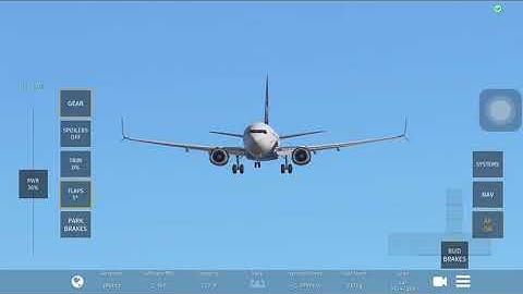 Infinite Flight Simulator - How to fly boeing 737-700-Landing in the sea