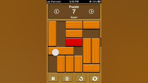 Unblock me solution expert level 7