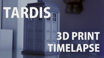 TARDIS 3D Print Timelapse in 4K