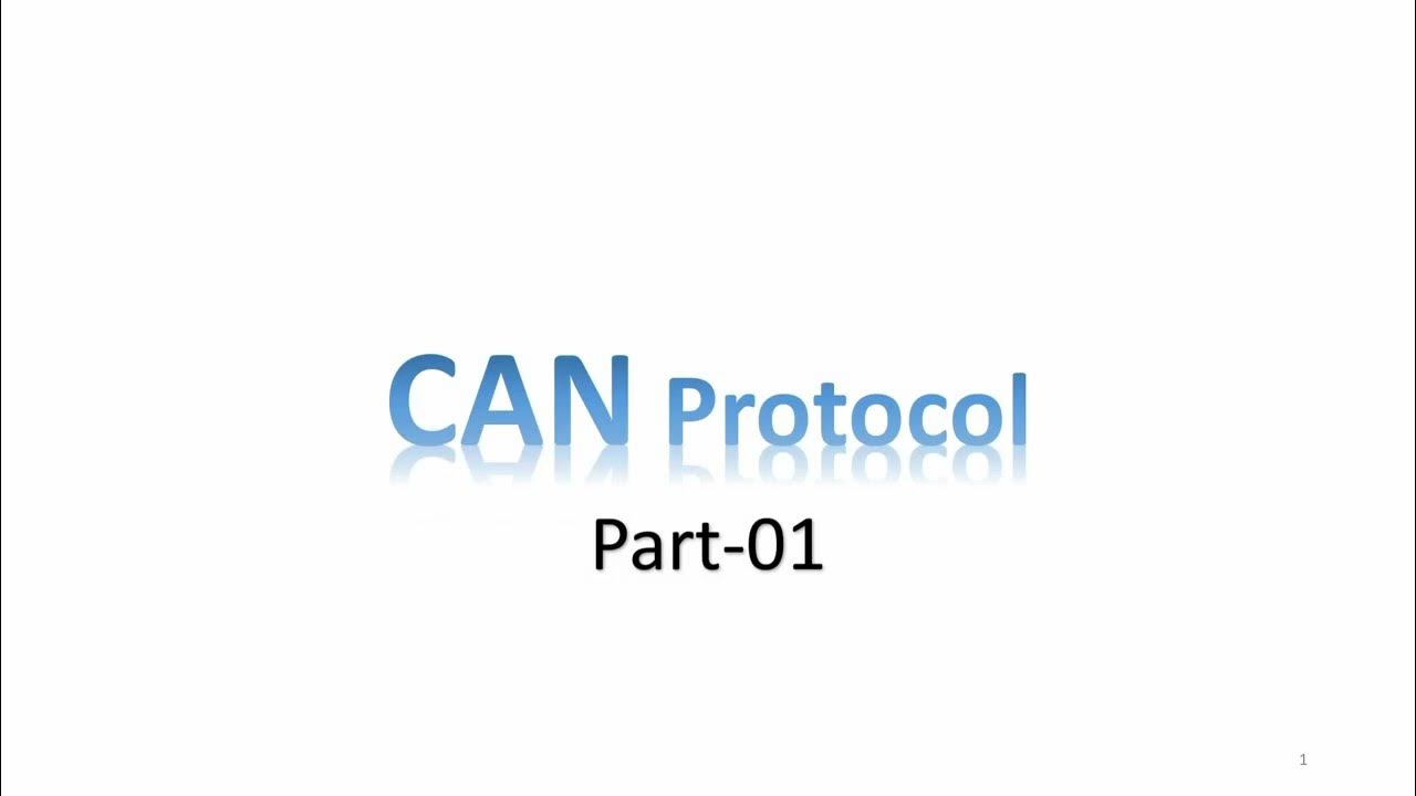 What is can protocol can protocol part 1 can automotive canbus 