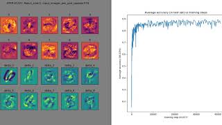 Perceptrons learning to classify handwritten digits