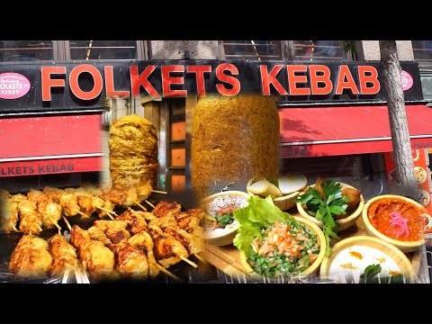 food tour kebab restaurant in Sweden: Folkets kebab Stockholm
