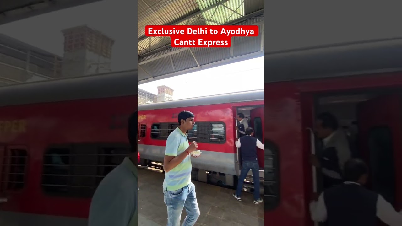 Delhi to Ayodhya Cantt 22103 Express ❤️ 