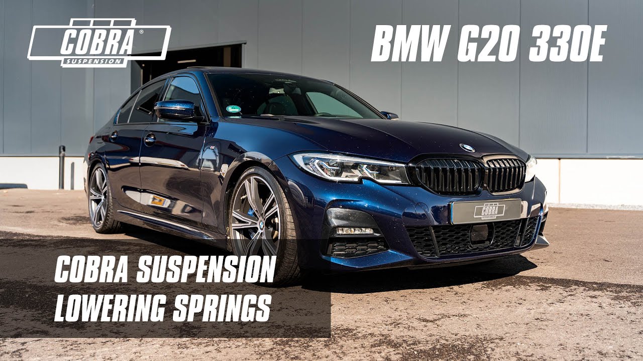 BMW G20 330e Cobra Suspension Lowering Springs YouTube