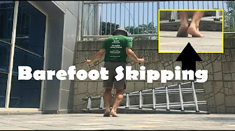 Barefoot Skipping - Have YOU Tried? Jumping Rope without Shoes plus Walking Barefoot
