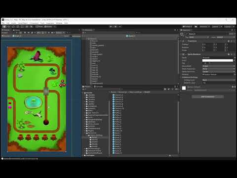 Marble Zuma Unity: Analyze levels that have 2 paths or a bridge