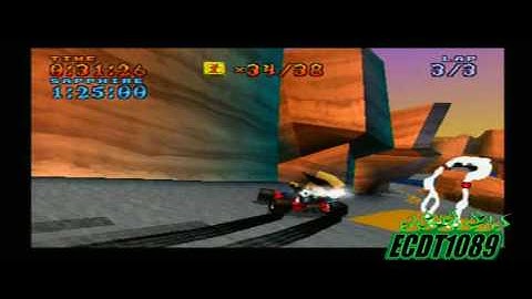 Crash Team Racing [Playthrough] Part 27: Dingo Canyon (Relic Race)