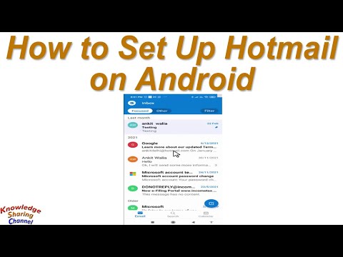 Video: Bagaimanakah cara saya menyegerakkan Hotmail dengan Android?