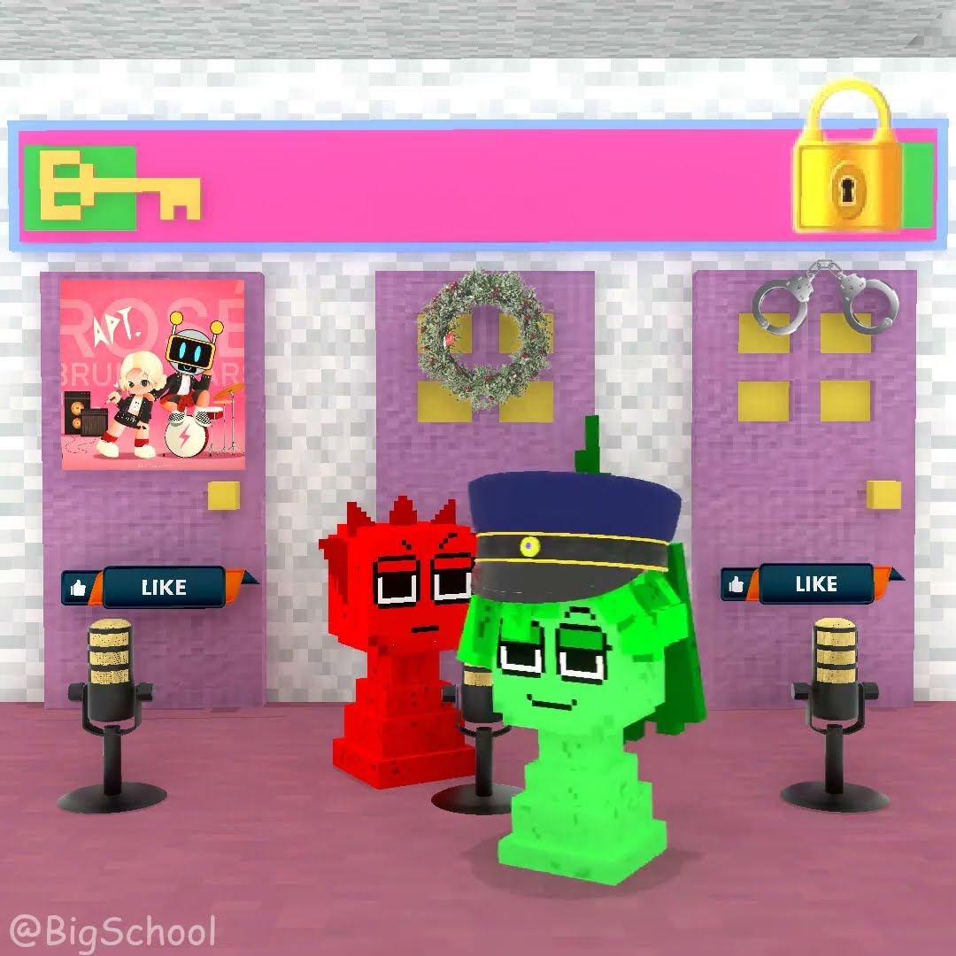 Challenge to choose the right door with Fun Bot and Raddy! ??