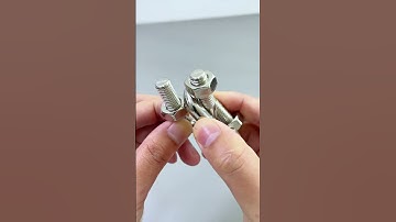 Can you detach two U-bolts?#puzzles  #IQ #iqtest