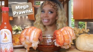 MEGA PRAWNS WITH E'S SPECIAL SAUCE | HOT SAUCE SHERO REVIEW