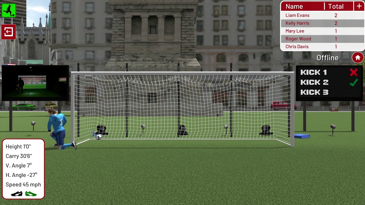 Football Environment New York Penalty Kick