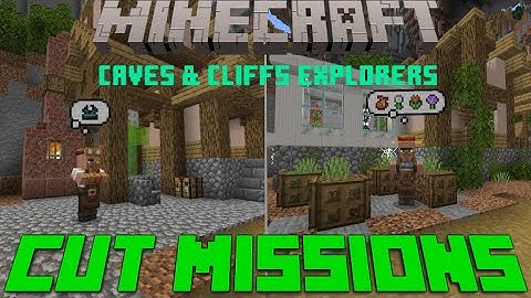 Secret Content in Caves & Cliffs Explorers Bedrock Marketplace Map