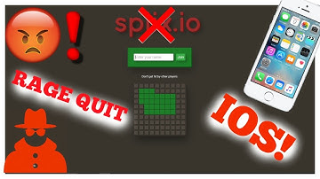 INSANE SPLIX.IO GLITCH ON IOS RAGE QUIT!