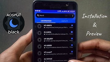 aospUI Black Substratum Theme Installation/Preview 2018