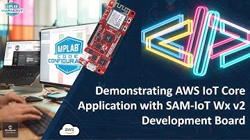 Demonstratie van AWS IoT Core-applicatie met SAM IoT Wx v2 Development Board