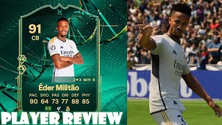 GOAT CB!🐐 91 EVOLUTION Eder Militao Player review - FC 24 ULTIMATE TEAM