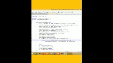 Java Frames PopupMenu Example in Tamil || English