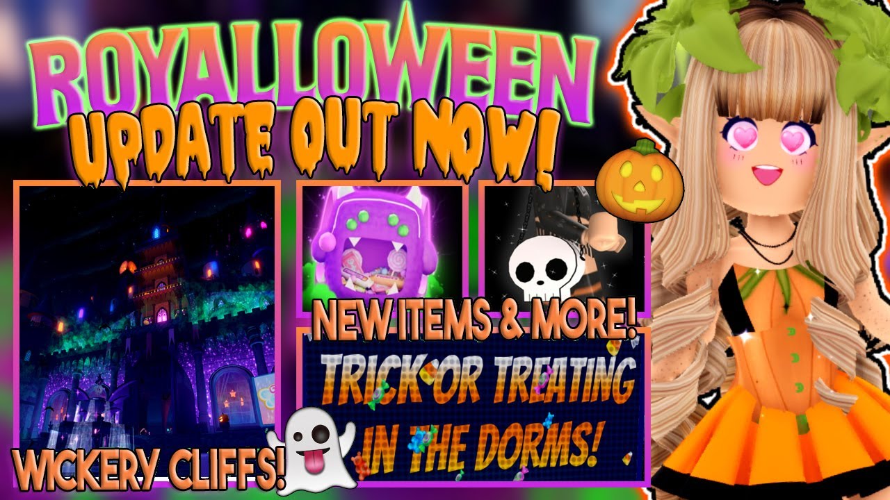 NEW ROYALLOWEEN UPDATE OUT! NEW ITEMS, WICKERY CLIFFS, CANDY METHODS ...