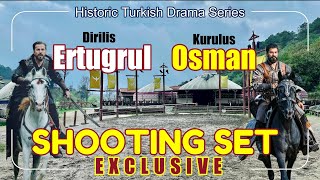 Dirilis Ertugrul and Kurulus Osman Shooting Set | English | Turkish Drama Series