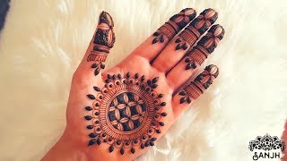 Casual Everyday Arabic Mandala Mehndi Design