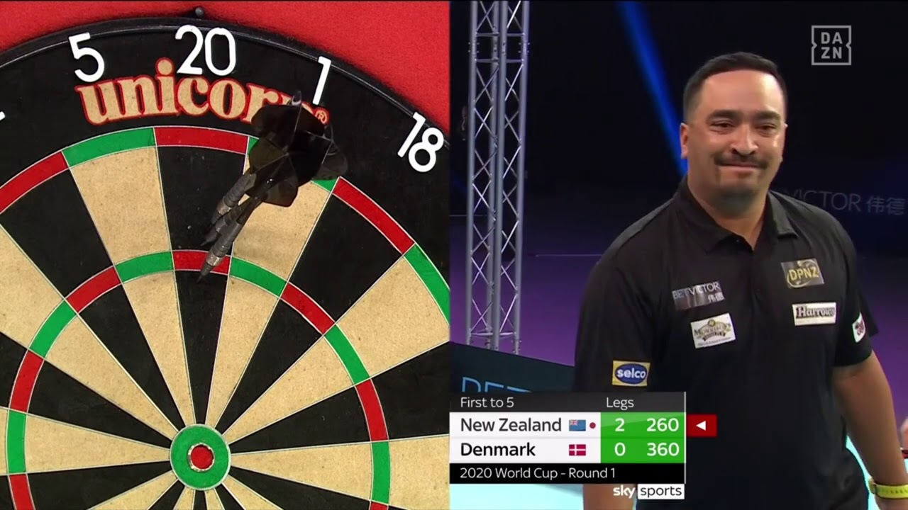 PDC World Cup of Darts R1 New Zealand Denmark YouTube