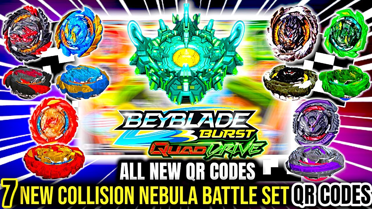 Todos Beyblade Burst Quad Strike QR Codes + Pro Series #beyblade #beyb