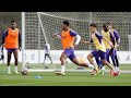 Real madrid training 5 apr tactical work on the pitch  ball circulation exercises  ceballos back