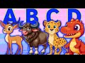 🎶Safari Animal Sounds Song | Jungle Safari Animals | Animal Sounds Song For Kids | ABC Phonics Songs